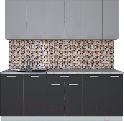 Готовая кухня Интерлиния Мила Лайт 2.1 - фото