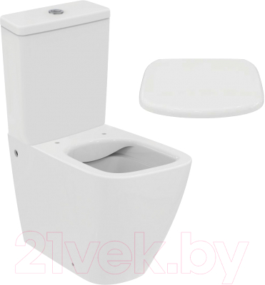 Унитаз напольный Ideal Standard I.Life S T500001 + T473501 + T532901 - фото