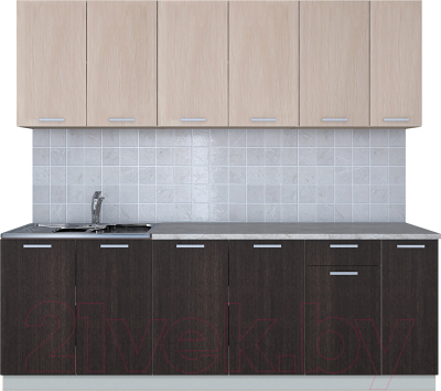 Готовая кухня Интерлиния Мила Лайт 2.3 - фото