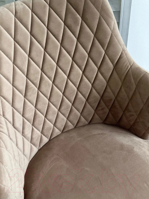 Стул M-City Herman / 461MC05477 (бежевый велюр/белый)