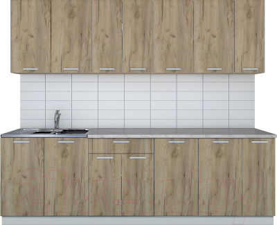 Готовая кухня Интерлиния Мила Лайт 2.5 - фото