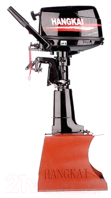 Мотор лодочный Hangkai 6.5 HP 4-тактный