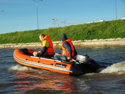 Надувная лодка Адмирал АМ-330 CF серо-черный