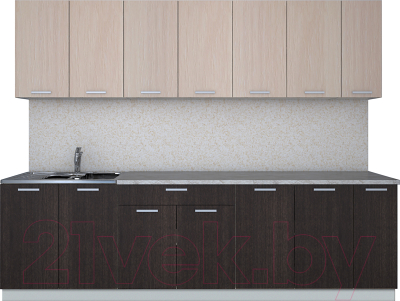 Готовая кухня Интерлиния Мила Лайт 2.7 - фото