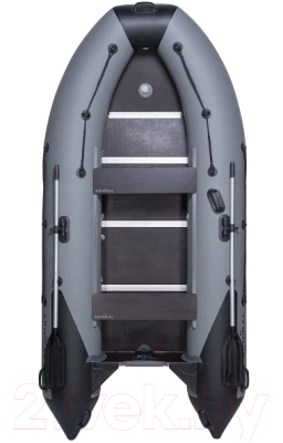 Надувная лодка Адмирал АМ-360 S серый/черный