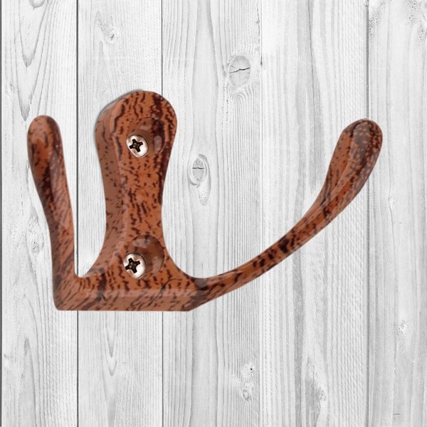 Крючок для одежды Trodos ZY-110М 2-рожковый сплав ЦАМ