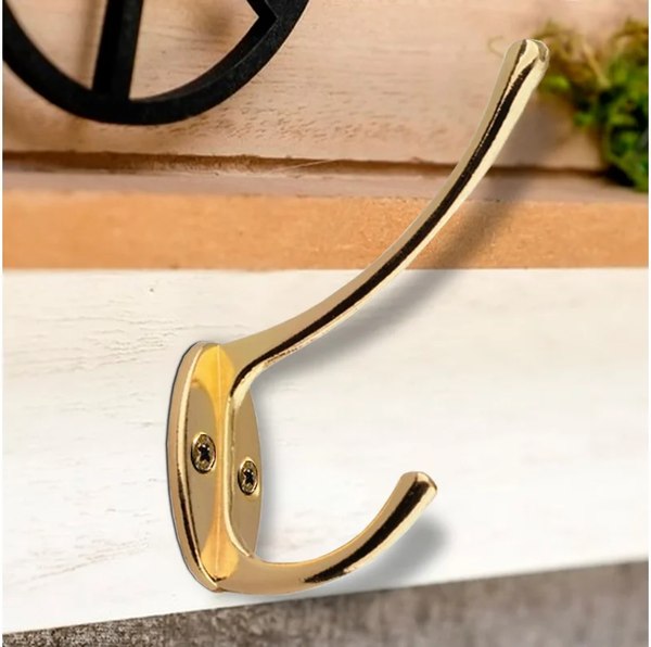 Крючок для одежды Trodos ZY-116 2-рожковый сплав ЦАМ