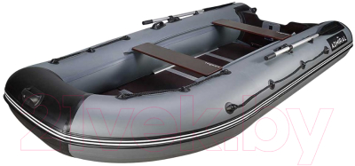 Надувная лодка Адмирал АМ-350 серый/черный