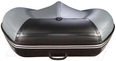 Надувная лодка Адмирал АМ-380 серый/черный