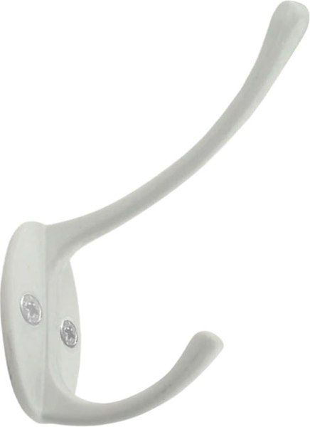 Крючок для одежды Trodos ZY-703В 2-рожковый сплав ЦАМ - фото