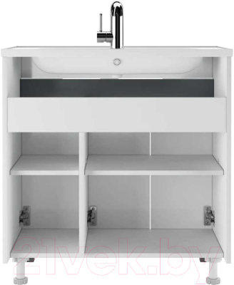 Тумба под умывальник Домино Absolute 80 Vector без ящика / DV6604T