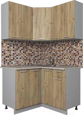 Готовая кухня Интерлиния Мила Лайт 1.2x1.2 - фото