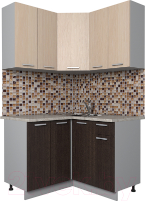 Готовая кухня Интерлиния Мила Лайт 1.2x1.2 - фото