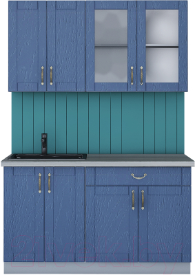 Готовая кухня Интерлиния Мила Крафт 1.4А - фото