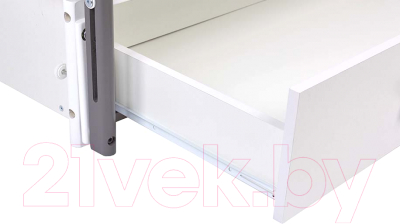 Детская кроватка Фея 328-01 / 0003162-19 (белый/графит)