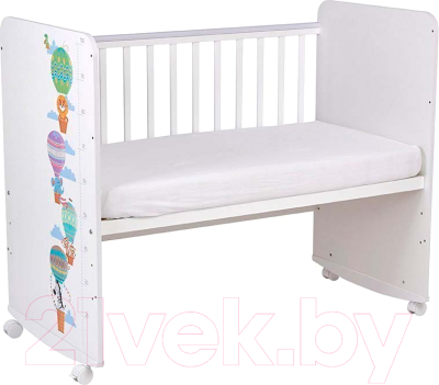 Детская кроватка Фея Воздушное приключение 702 / 0002757.9.20 (белый)