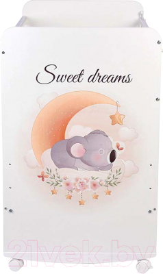 Детская кроватка Фея Коала на облачке 702 / 0002757.9.18 (белый)