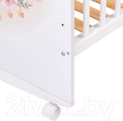 Детская кроватка Фея Коала на облачке 702 / 0002757.9.18 (белый)