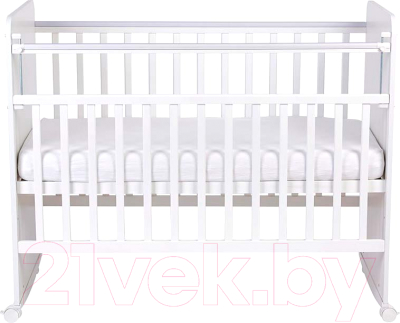 Детская кроватка Фея Милые панды 702 / 0002757.9.19 (белый)