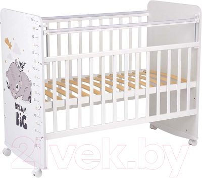 Детская кроватка Фея Спящий мишка 702 / 0002757.9.17 - фото