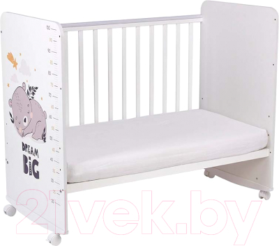 Детская кроватка Фея Спящий мишка 702 / 0002757.9.17