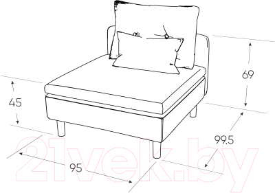 Модуль мягкий Mio Tesoro Линту Lintu Ach