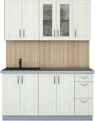 Готовая кухня Интерлиния Мила Крафт 1.5 - фото