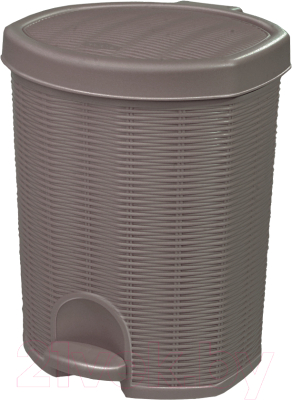 Мусорное ведро Эльфпласт Elegance с педалью / ЕР336 - фото