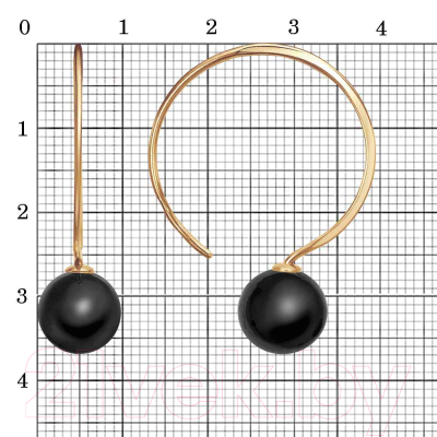 Серьги Красная Пресня 34615095А