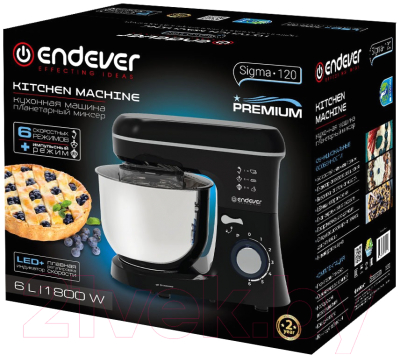 Миксер стационарный Endever Sigma-120 (черный)