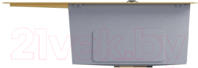 Мойка кухонная Mixline Pro 552927 (золото, с сифоном)