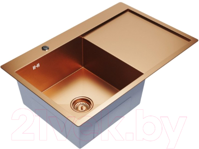 Мойка кухонная Mixline Pro 552921 (бронза, с сифоном)