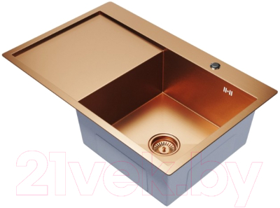 Мойка кухонная Mixline Pro 552920 (бронза, с сифоном)