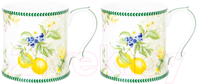 Набор кружек Elan Gallery Лимоны / 420553  - фото