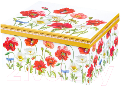 Чашка с блюдцем Elan Gallery Маки / 420321 