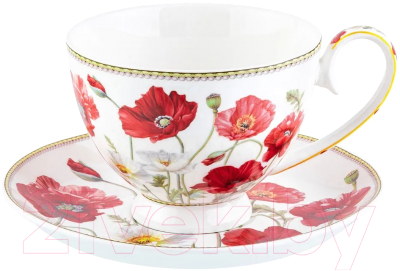 Набор для чая/кофе Elan Gallery Маки / 420461 