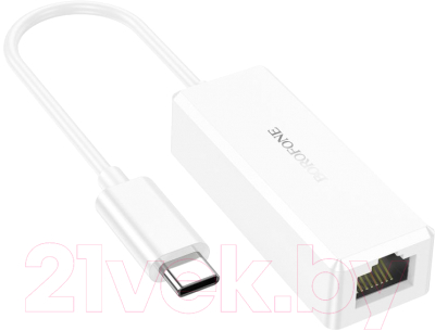 Адаптер Borofone DH7 Type-C в RJ45 - фото