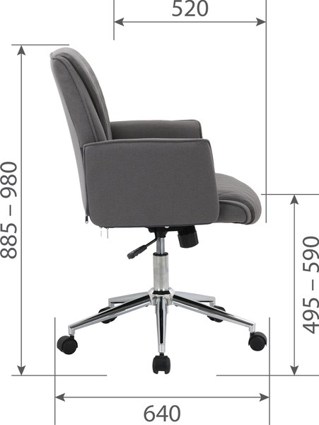 Кресло офисное Chairman CH302 (бежевый)