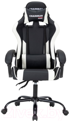 Кресло офисное Chairman CH41 (экокожа черный/белый)