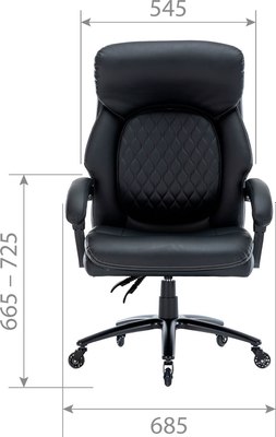 Кресло офисное Chairman CH412 (экокожа черный)