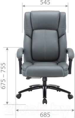 Кресло офисное Chairman CH415 (экокожа серый)