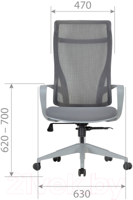 Кресло офисное Chairman CH577 (красный пластик/красный)