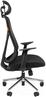 Кресло офисное Chairman CH588 (черный пластик/черный)