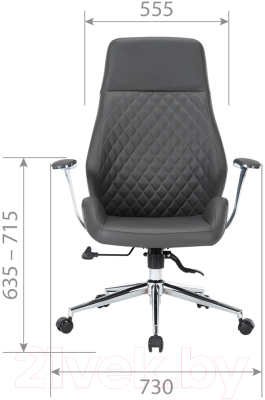 Кресло офисное Chairman CH790 (экокожа серый)