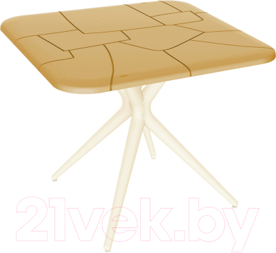 Обеденный стол Sheffilton SHT-TU30/TT30 83x83 (бежевый/бук) - фото