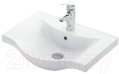 Тумба с умывальником Гамма 21оФ2/1-У 45 Базик-7045 (фрезеровка)