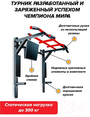 Турник-брусья Absolute Champion Центр Спорт 3в1