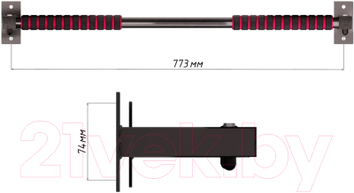 Турник Уралспорт Наддверный Турничок