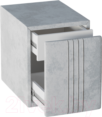 Прикроватная тумба Мебельград Севилья (тиффани серый)