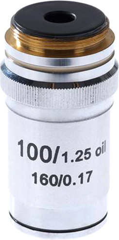 Объектив для микроскопа Veber 100/1.25ми 160/0.17 М 1 / 10582 - фото